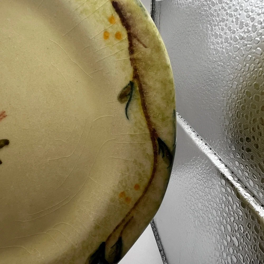 VIETRI ETRUSCA 8 1/2 SALAD BREAD CHARGER PLATE POTTERY ITALIAN Set of 3